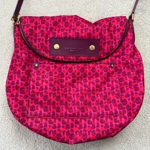 Marc by Marc Jacobs Pink and Magenta Leopard Crossbody Bag